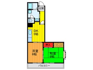 マンション弥生の物件間取画像